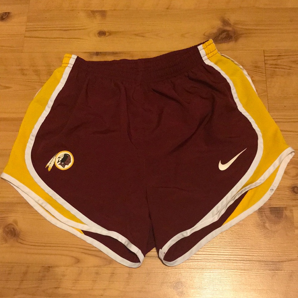 Maroon and Yellow Washington Redskins Nike Shorts